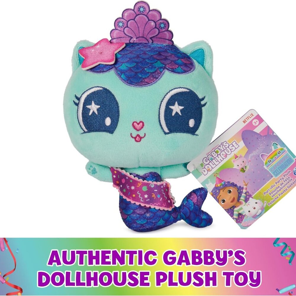 GABBY’S‎ DOLLHOUSE Official Licensed Celebration Series 8" "Mercat" Plushie NEW!